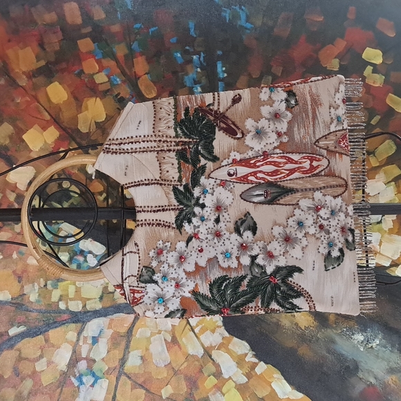 Gorgeous hand beaded bag - Picture 1 of 9